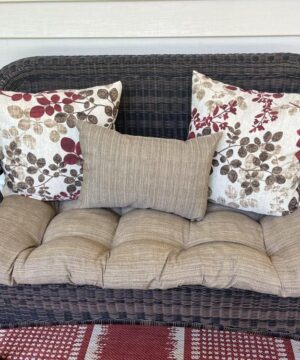 Tallon Birch Outdoor Wicker Settee Cushion